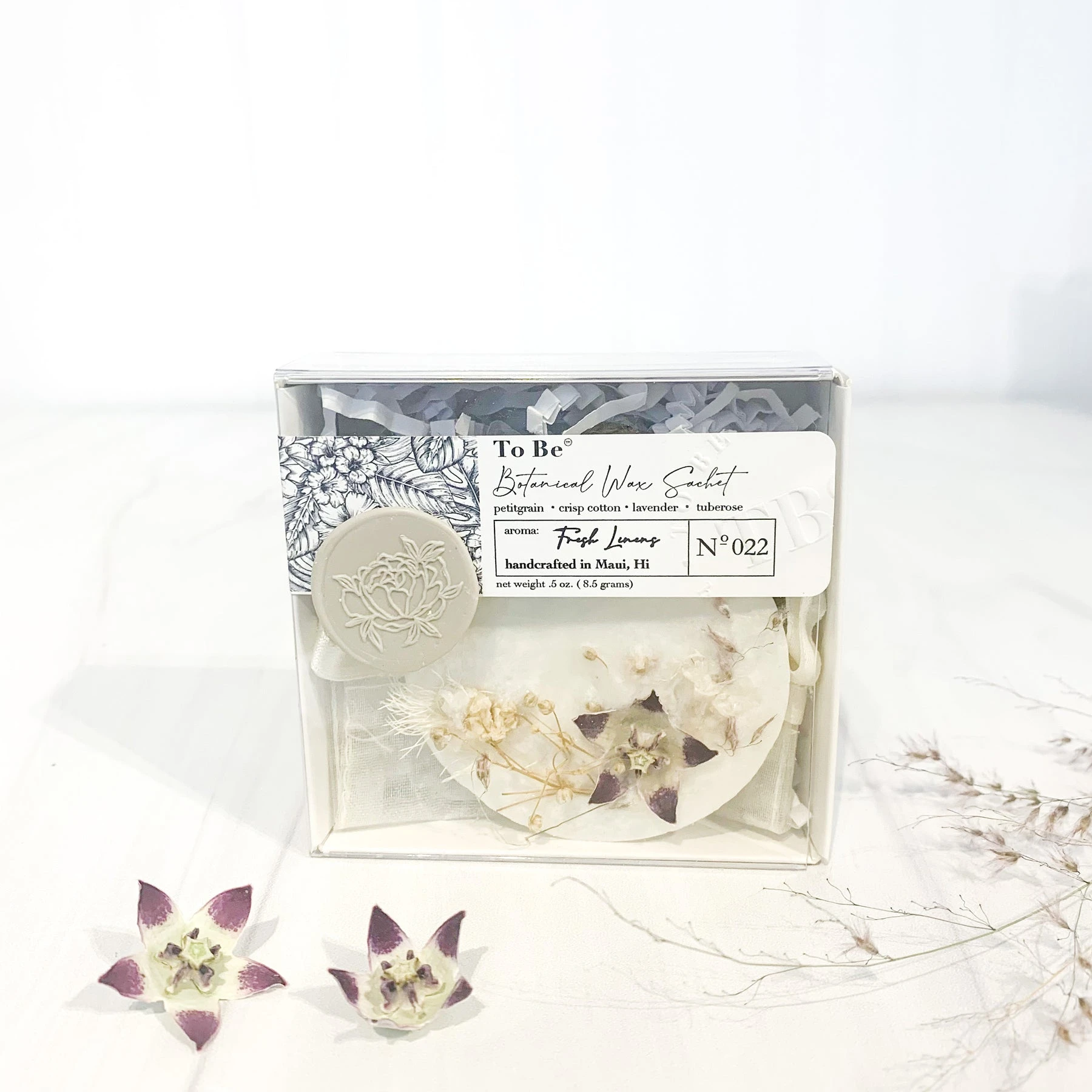 Botanical Wax Sachet Fresh Linens